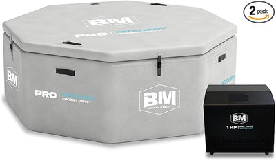 Inflatable Octagonal Ice Bath Tub with1 HP Chiller, Hot & Cold, Ozone, WiFi.