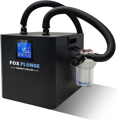 FOXPLUNGE Cold Plunge Chiller 1/2HP - 132 Gallons Water Chiller for Ice Bath Tubs. with 2 Water Pumps.