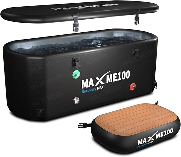 MAXME100® Cold Plunge Tub, Ice Bath Tub, XXXL Cold Plunge With Non-Slip Step.