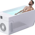 Deeptime Smart Cold Plunge Tub,Ice Bath with Built-In Chiller(Down to 38F),Smartphone Control,Whisper-Quiet,Spacious Design for Full-Body Recovery & Cold Therapy,White