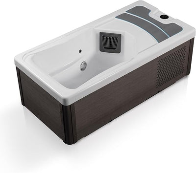 Borealis 69-in. All-in-One Cold Plunge and Hot Tub with Built-in Chiller | Acrylic Interior.