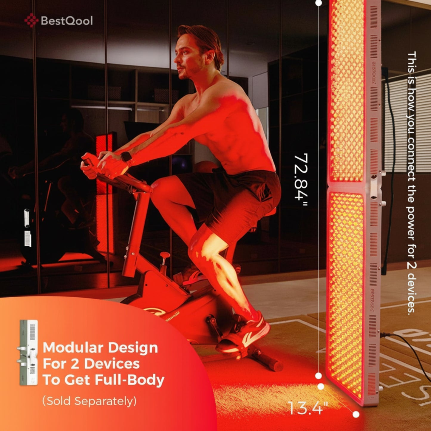 Red Light Therapy Device, 4 Wavelengths Full Body Infrared Red Light Therapy at Home.
