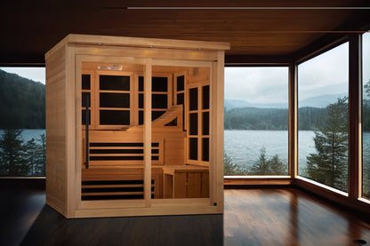 Golden Designs 6-Person Near Zero EMF FAR Infrared Sauna