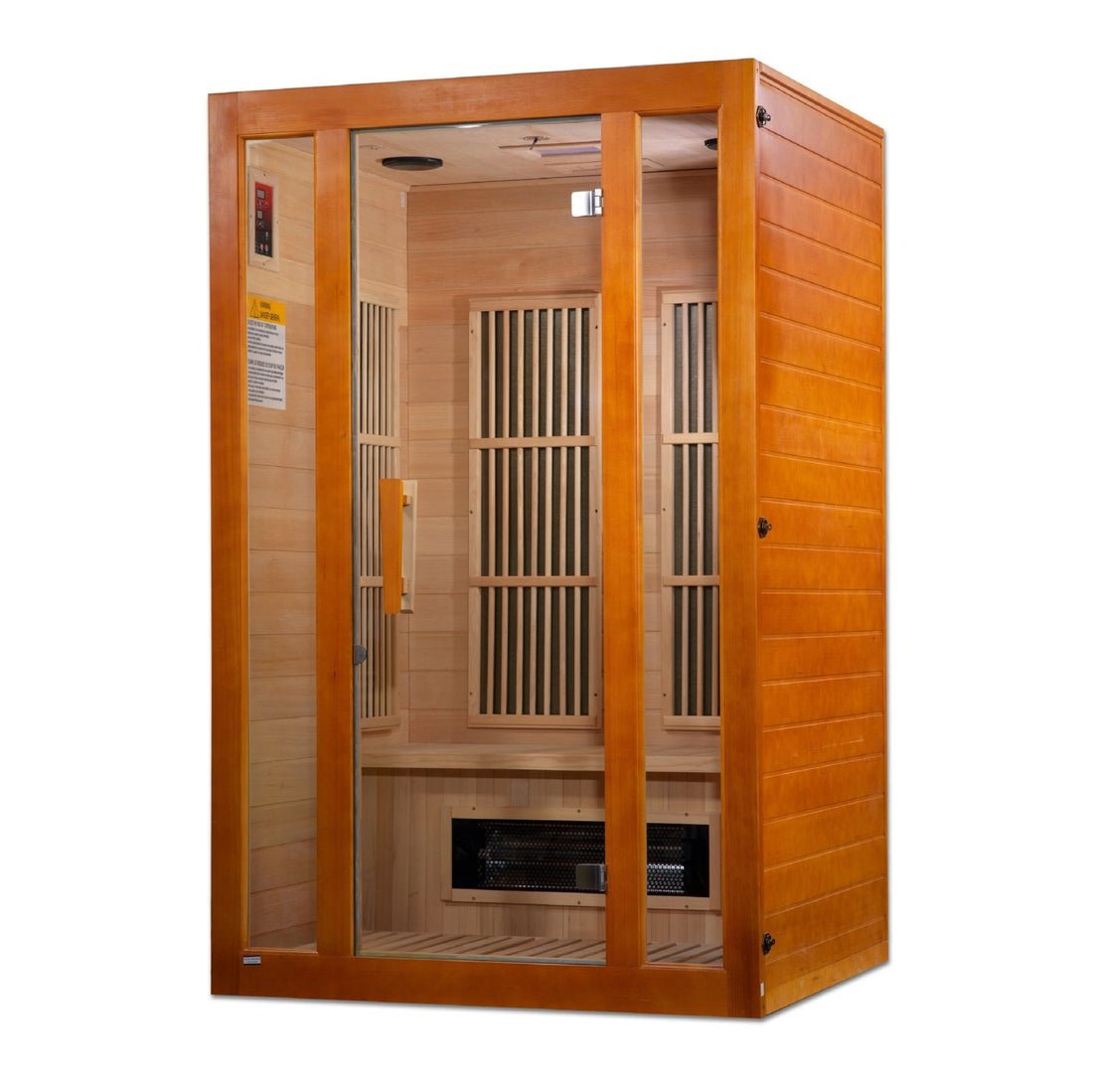 Maxxus 2-Person Low EMF FAR Infrared Sauna with Hemlock Wood