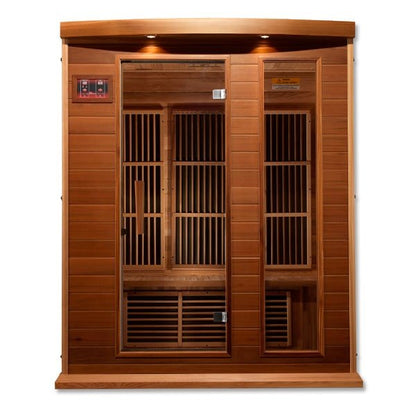 Maxxus 3-Person FAR Infrared Sauna Low EMF with Red Cedar