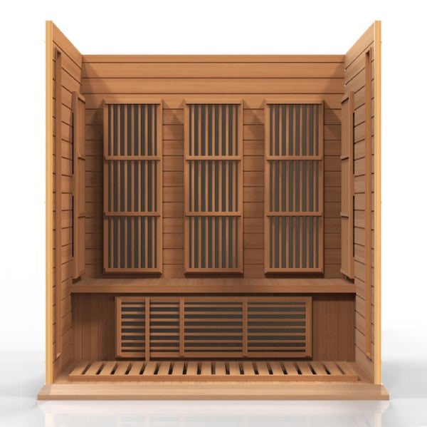 Maxxus 3-Person FAR Infrared Sauna Low EMF with Red Cedar