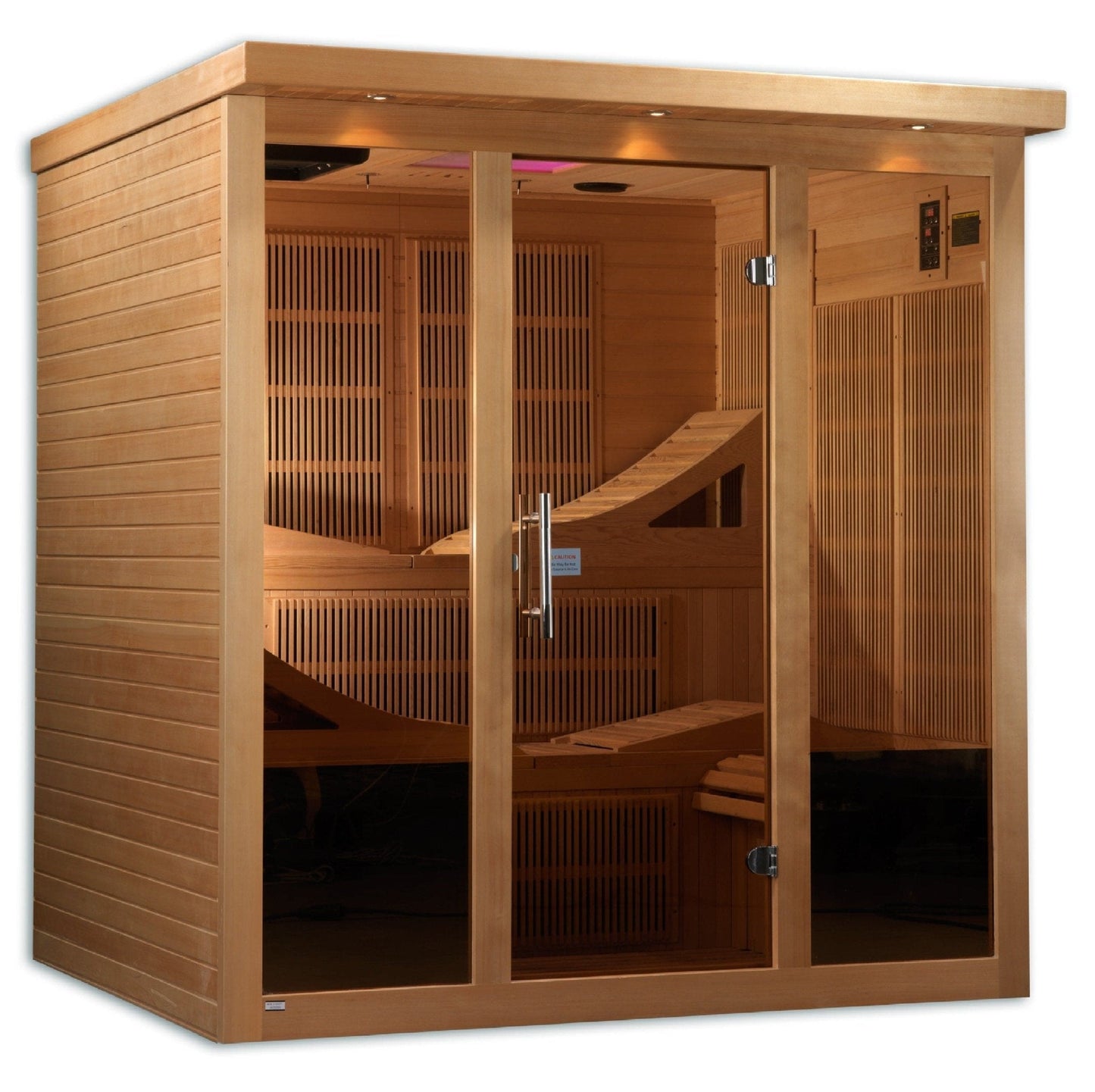 Golden Designs "Monaco" 6-Person Near Zero EMF FAR Infrared Sauna