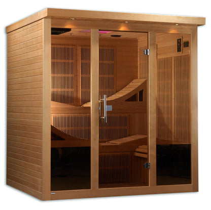 Golden Designs "Monaco" 6-Person Near Zero EMF FAR Infrared Sauna