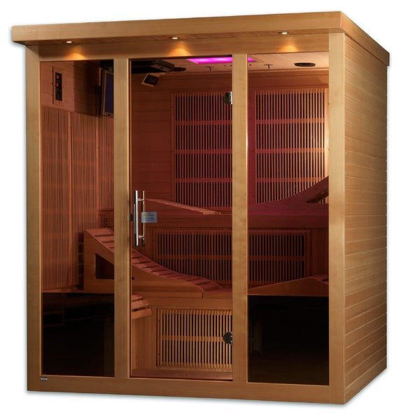Golden Designs "Monaco" 6-Person Near Zero EMF FAR Infrared Sauna