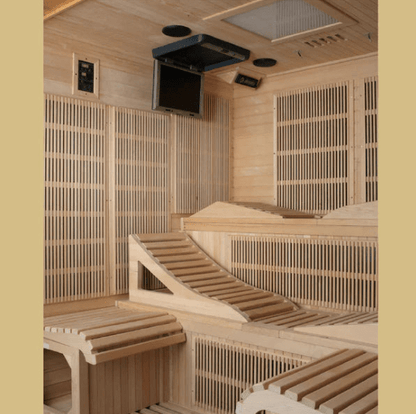 Golden Designs "Monaco" 6-Person Near Zero EMF FAR Infrared Sauna