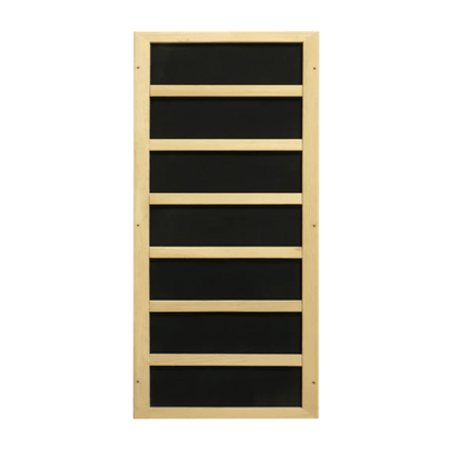 Golden Designs "Reserve Edition" 6-Person Full Spectrum PureTech™ Near Zero EMF FAR Infrared Sauna with Himalayan Salt Bar & Canadian Hemlock